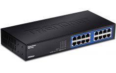 TRENDnet 16-Port Gigabit GREENnet Desktop Switch, TEG-S16Dg