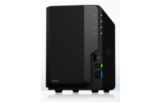 Synology 2-bay DiskStation, Quad Core 1.4 GHz, 2GB RAM, DS218