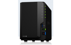 Synology 2-bay DiskStation, Dual Core 2.0 GHz, 2GB RAM, DS220+