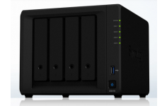 Synology 4-bay DiskStation, Quad Core 1.4 GHz, 2GB RAM, DS418