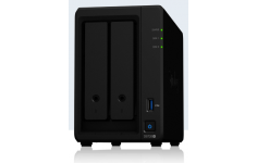 Synology 2-bay DiskStation, Quad Core 2.0 GHz, 2GB RAM, DS720+