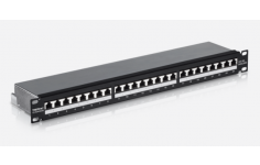 TRENDnet 24-port Cat6A Shielded 1U Patch Panel, TC-P24C6AS