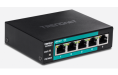 TRENDnet 5-Port Unmanaged Fast Ethernet Long Range PoE + Switch, TE-FP051