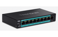 TRENDnet 9-Port Unmanaged Fast Ethernet Long Range PoE + Switch, TE-FP091