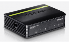TRENDnet 5-Port 10/100 Mbps GREENnet Switch, TE100-S5