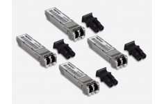 TRENDnet 4-Pack SFP Multi-Mode LC Module (550m), TEG-MGBSX/4