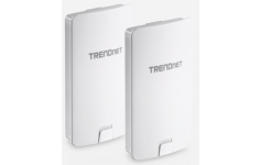 TRENDnet 14 dBi WiFi AC867 Outdoor PoE Preconfigured Point-to-Point Bridge Kit, TEW-840APBO2K