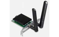 TRENDnet AX3000 Wireless Dual Band & Bluetooth 5.2 (Class 2) PCIe Adapter, TEW-907ECH