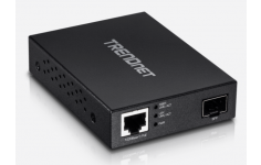 TRENDnet Gigabit PoE PD SFP Fiber Media Converter, TFC-PGSFP