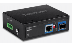 TRENDnet Hardened Industrial 100/1000Base-T to SFP Media Converter, TI-F11SFP