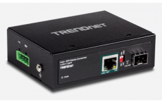 TRENDnet Industrial SFP to Gigabit PoE + Media Converter, TI-PF11SFP