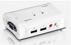 TRENDnet 2-Port USB KVM Switch Kit with Audio, TK-209K
