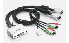 TRENDnet 2-port DVI Audio KVM Switch, TK-214i
