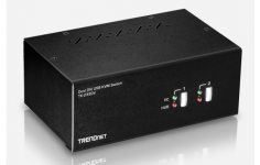 TRENDnet 2-Port Dual Monitor DVI KVM Switch, TK-232DV