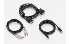 TRENDnet 10 ft. DVI-I, USB, and Audio KVM Cable Kit, TK-CD10