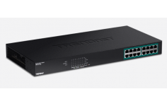 TRENDnet 16-Port Gigabit PoE + Switch, TPE-TG160g