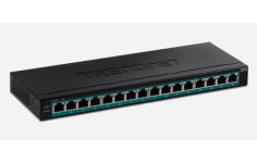 TRENDnet 16-Port Gigabit PoE + Switch, TPE-TG160H