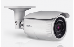 TRENDnet Indoor/Outdoor 4MP H.265 Motorized Varifocal PoE IR Bullet Network Camera, TV-IP344PI