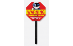TRENDnet Video Surveillance Yard Sign, TV-SS1